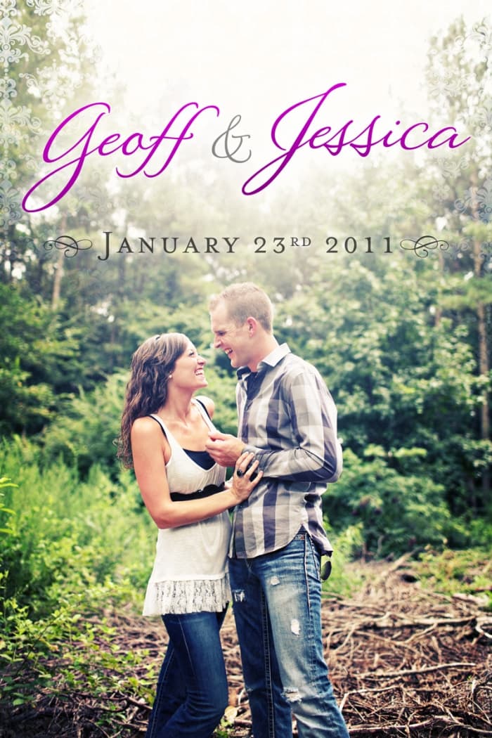 Geoff & Jessica Wedding Invitations & Programs